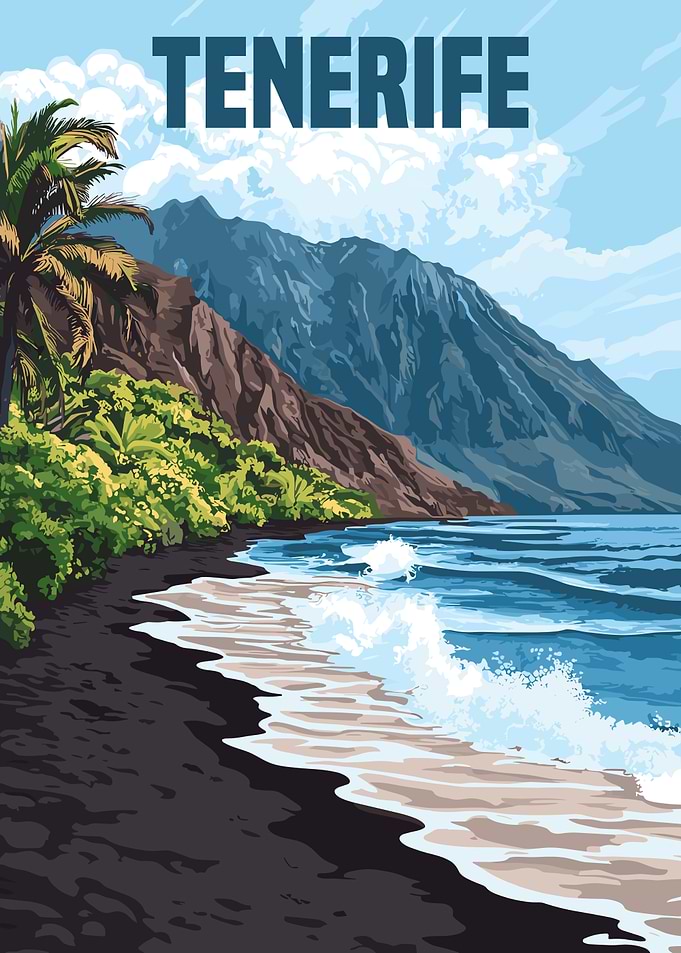 Tenerife black beach