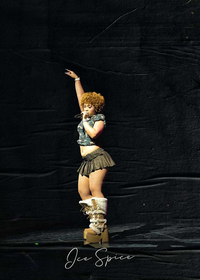 Ice Spice Performing on Stage