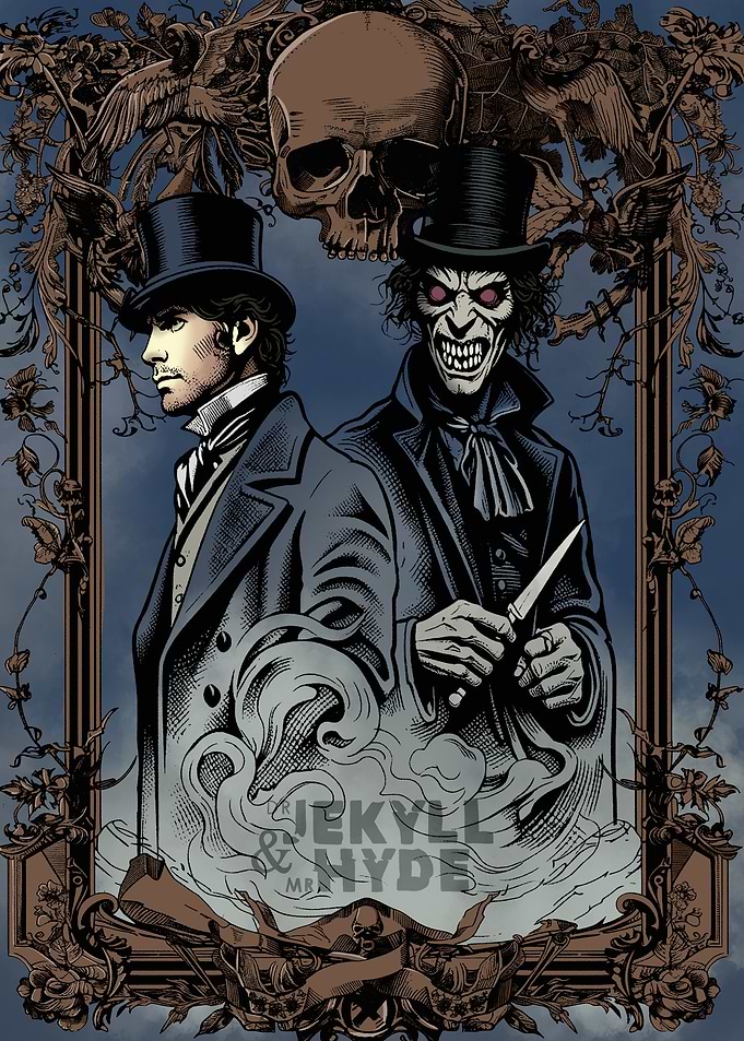 Jekyll and Hyde Gothic Portrait