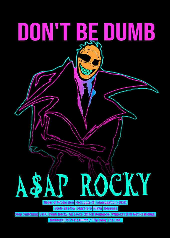 ASAP Rocky Don't Be Dumb Album Art