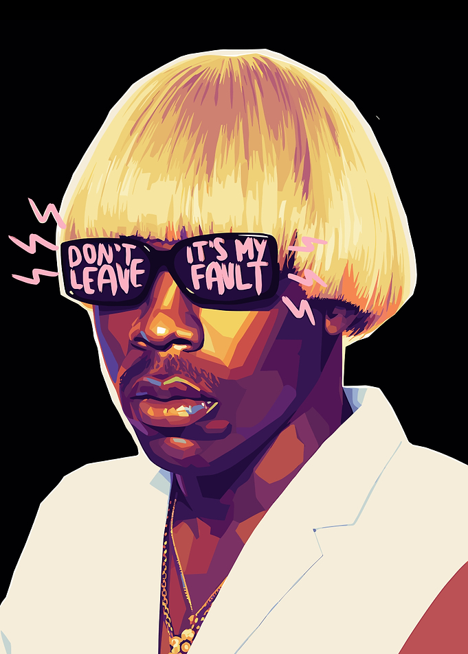 Tyler, The Creator 'It's My Fault' Portrait