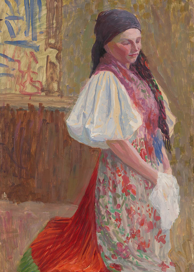 Woman in Traditional Dress