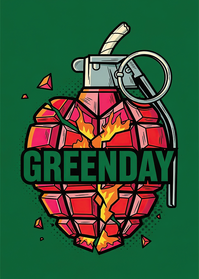 Green Day Grenade Art