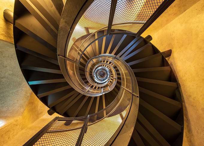 Spiral Staircase Looking UP