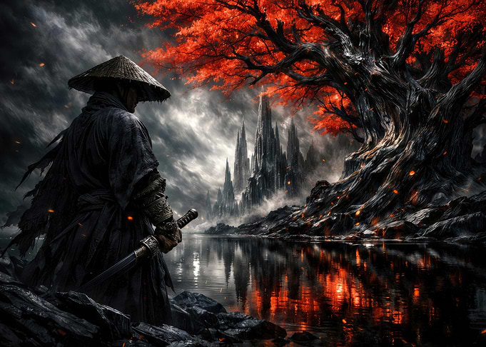 Samurai Warrior Autumn