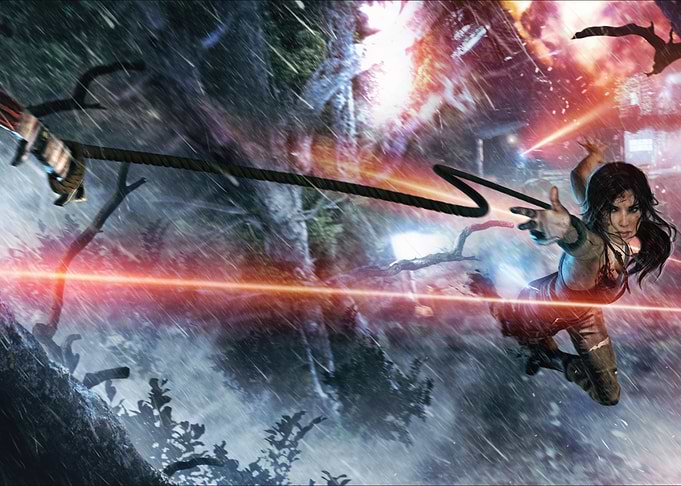 Lara Croft in Action
