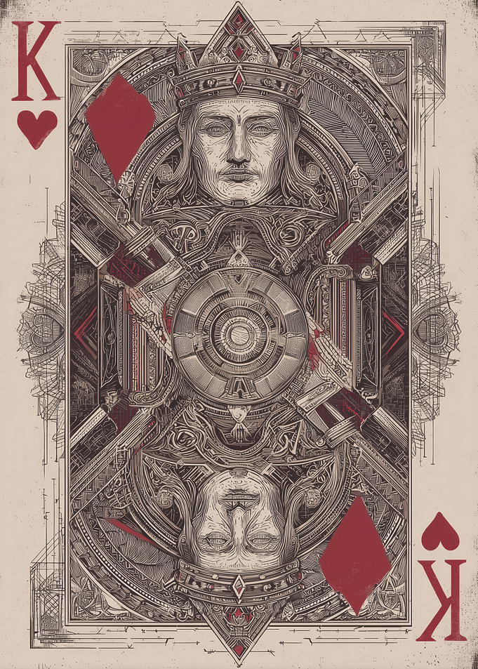 King of Diamonds Playing Card