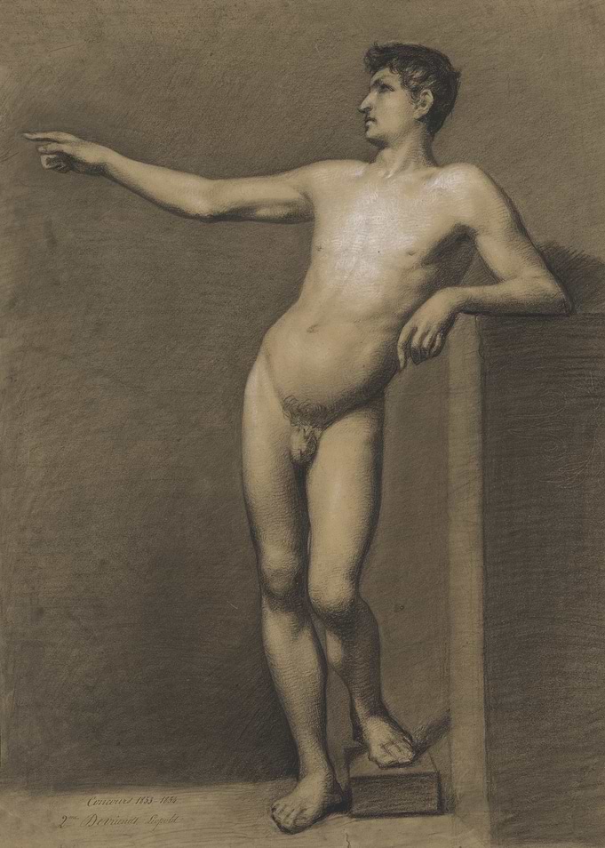 Nude Male Figure Study