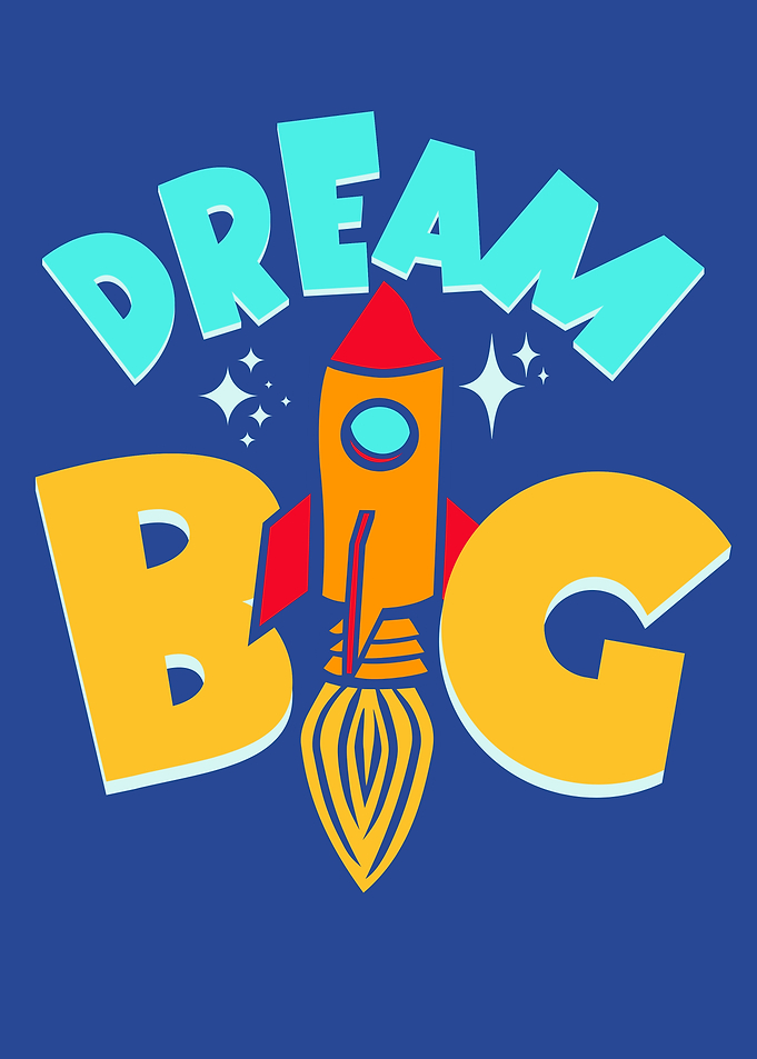 Dream Big Rocket Ship