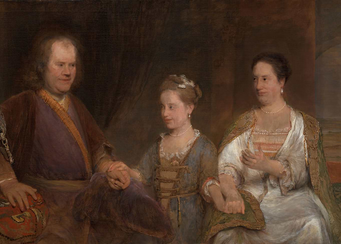 Family Portrait in Baroque Style