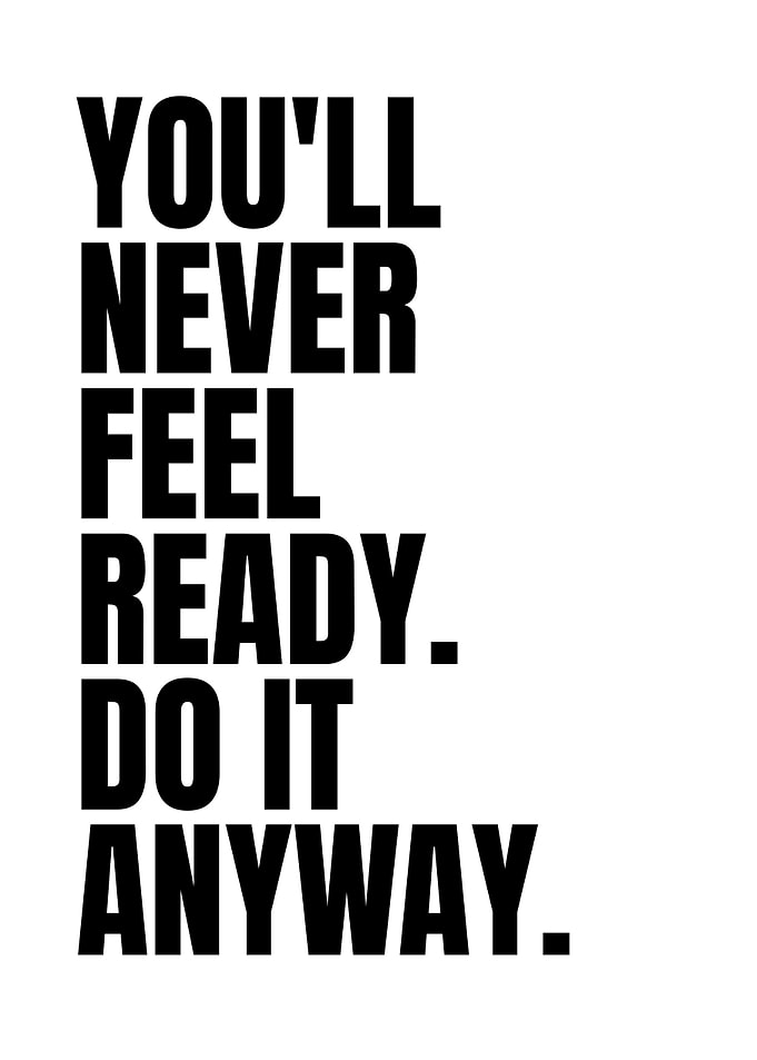 Motivational Text Art