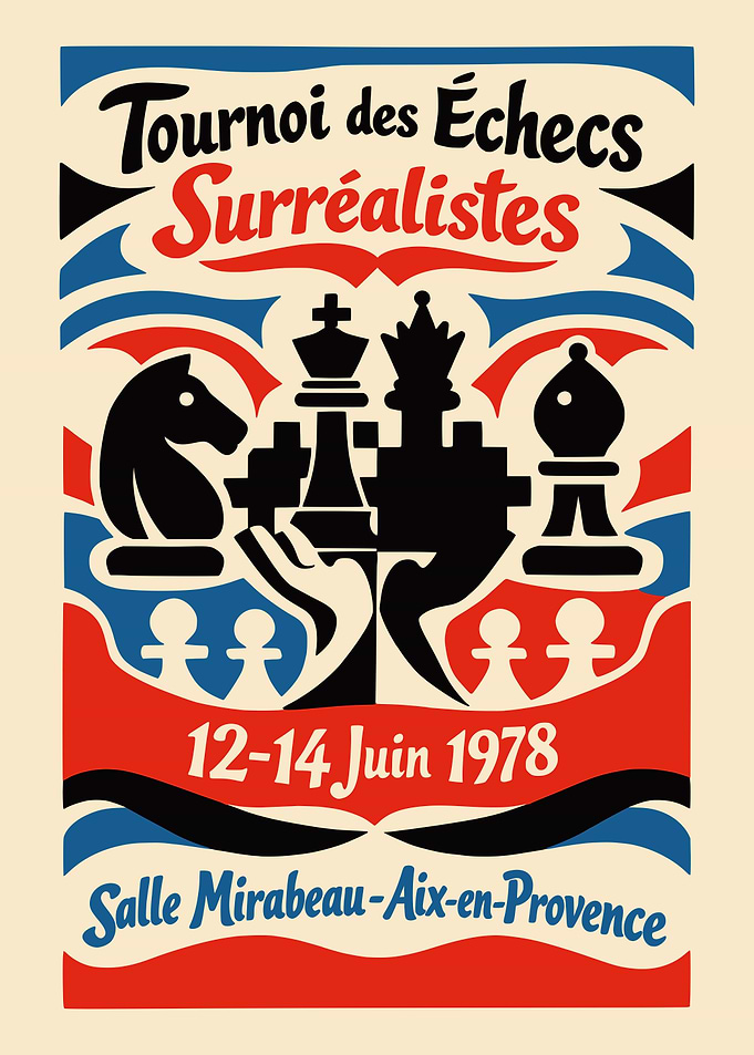 Surrealist Chess Tournament Poster