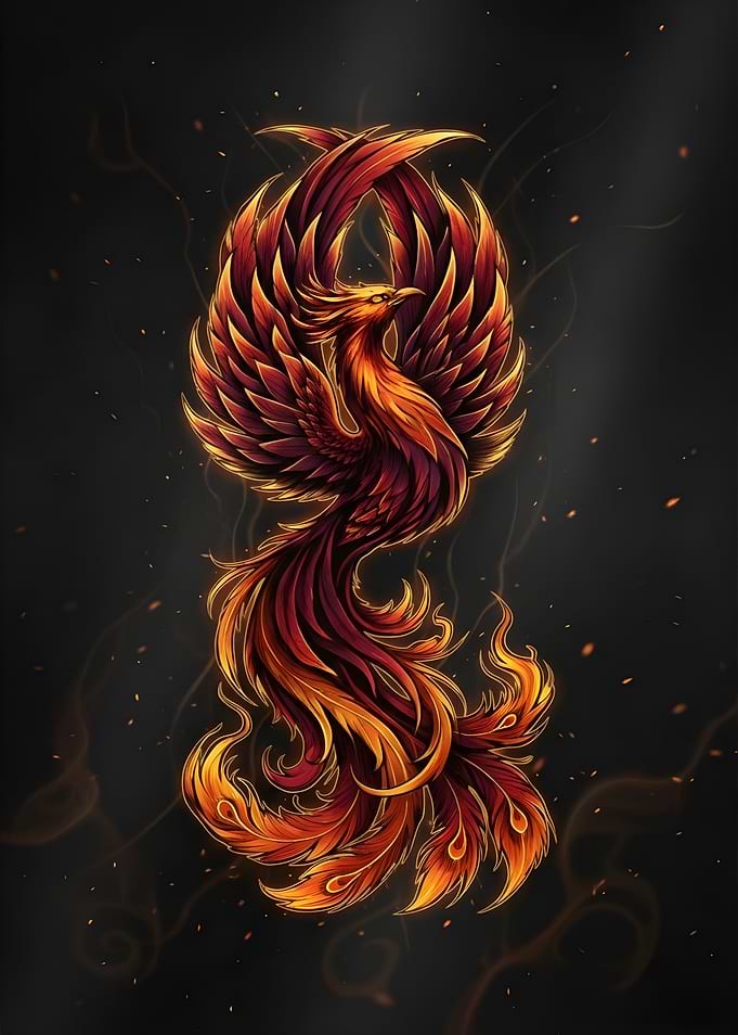 Fiery Phoenix Emblem