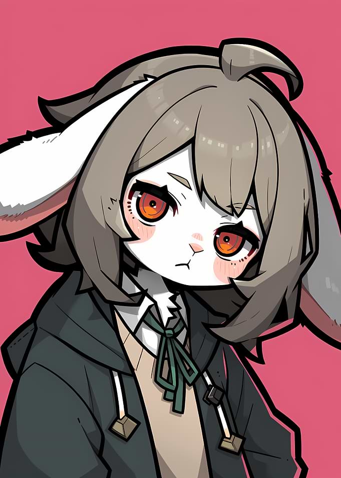 Anime Bunny Girl Portrait