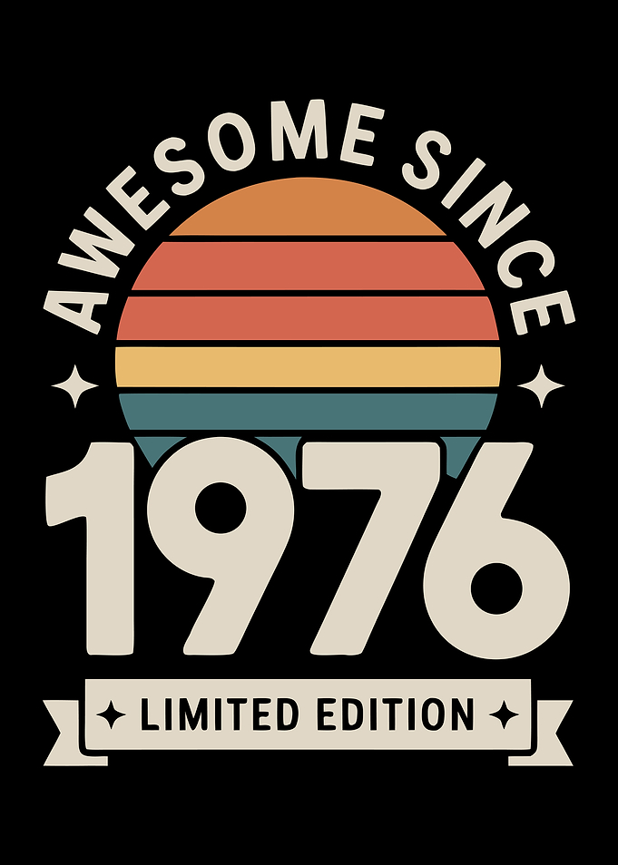 Awesome Since 1976 Birthday