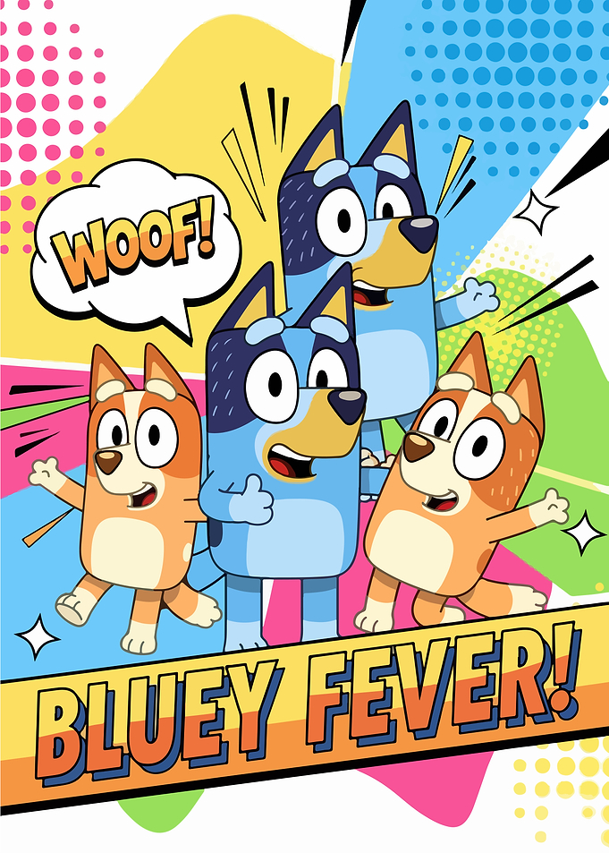 Bluey Fever Cartoon Characters