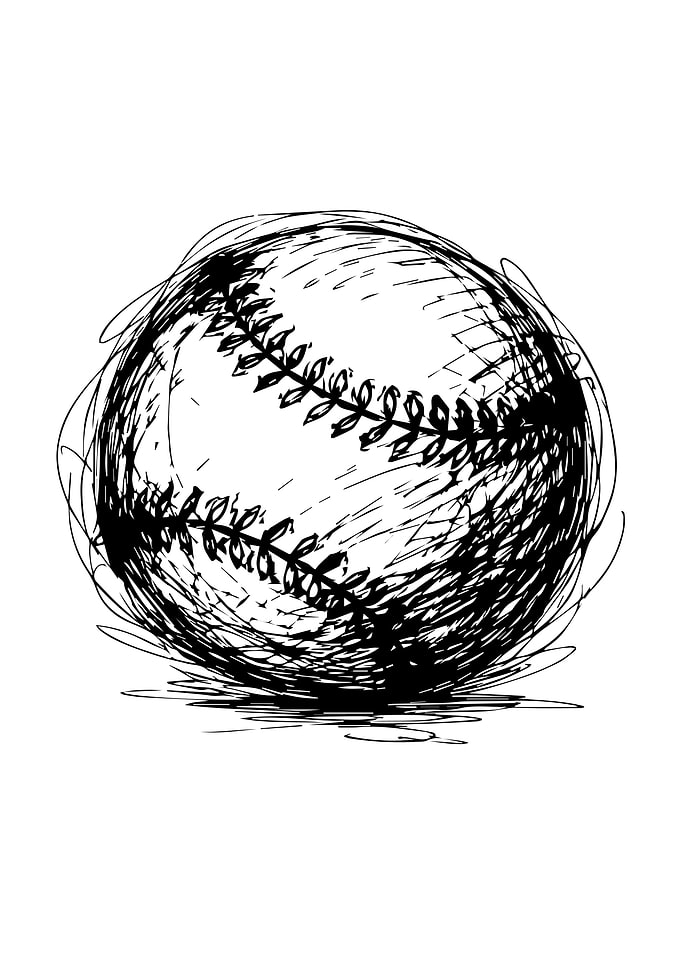 Sketch of a Baseball