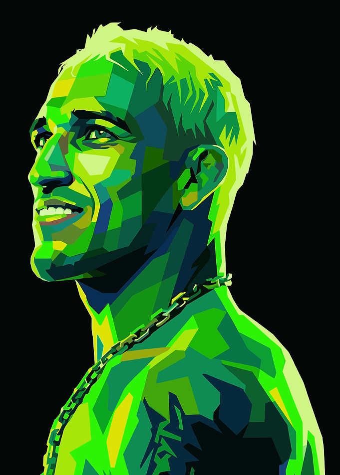 Charles Oliveira Pop Art Portrait