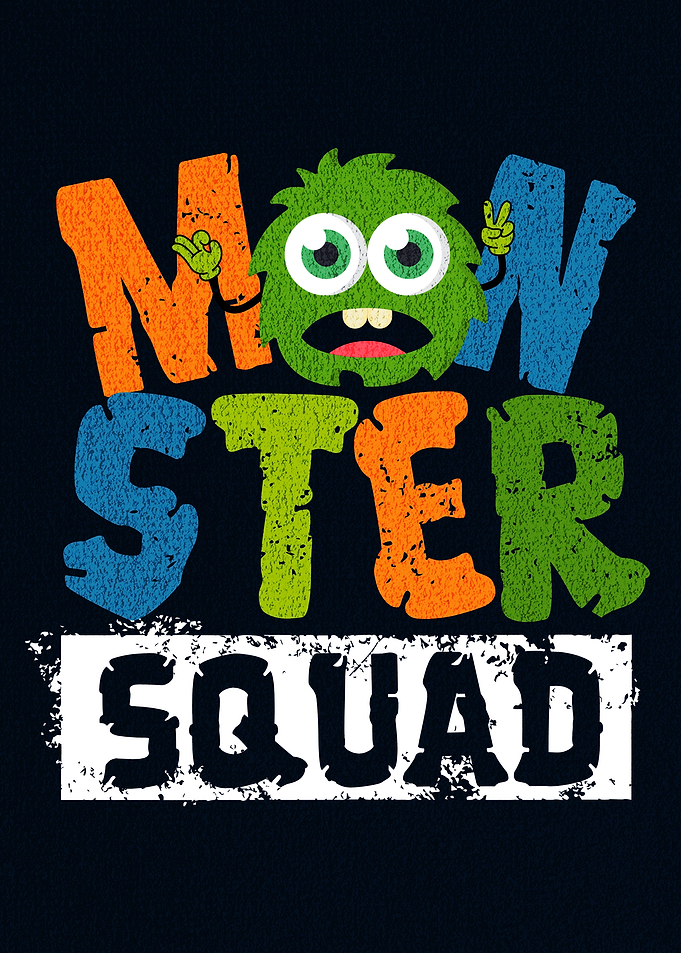 Monster Squad Text Art