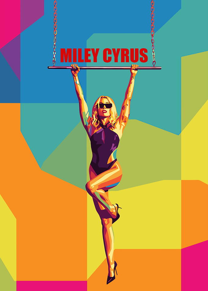 Miley Cyrus Pop Art