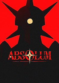 Absolum Silhouette with Star Symbol Poster