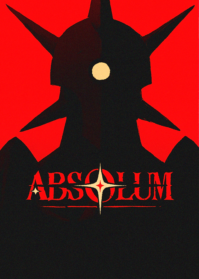 Absolum Silhouette with Star Symbol Poster
