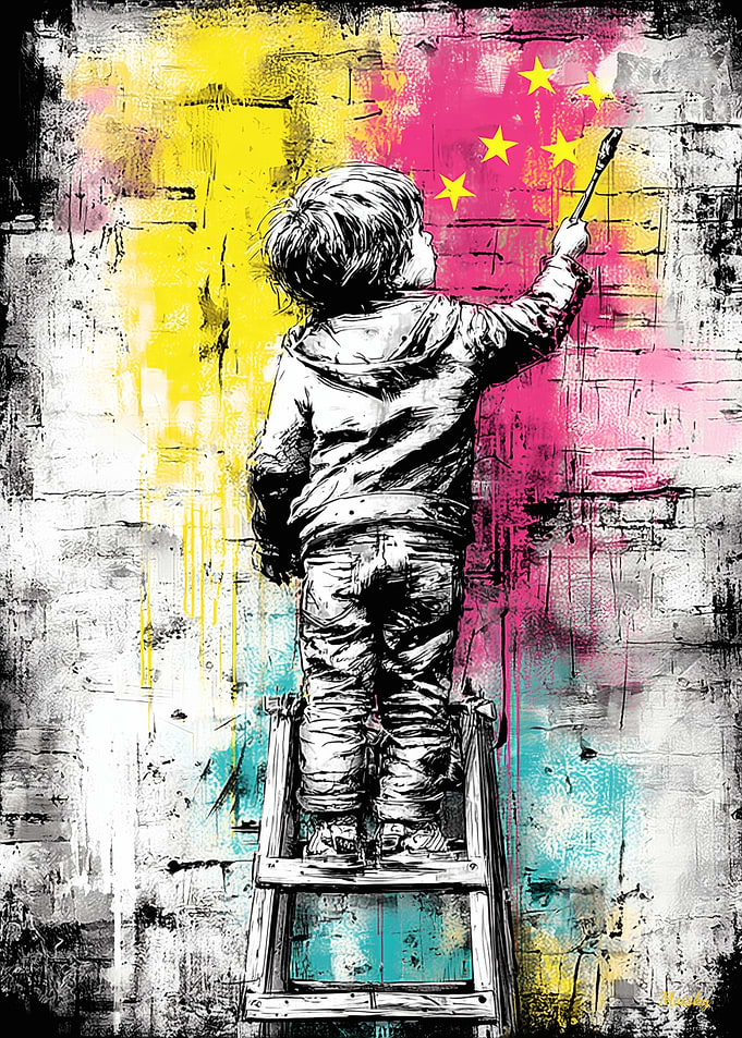 Modern Urban Dreamer Contemporary Wall Art