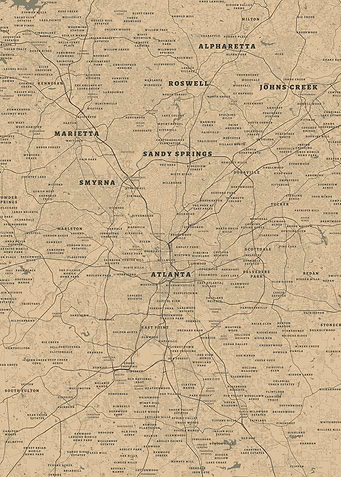 Atlanta, Smyrna, Marietta, Sandy Springs, Roswell, Alpharetta, and Johns Creek, Georgia