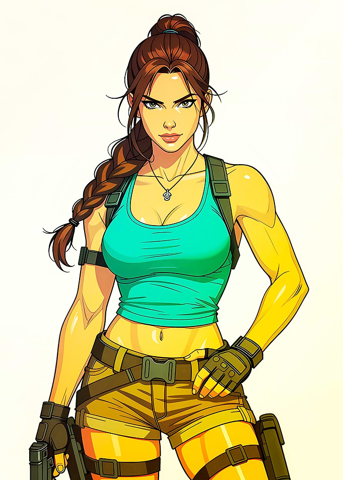 Lara Croft in Action