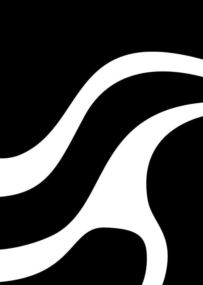 Abstract Black and White Swirls
