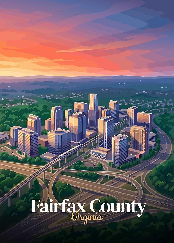 Fairfax County Virginia Skyline