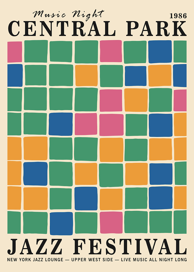 Central Park Jazz Festival Poster