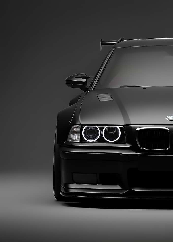 Matte Black BMW E36 M3