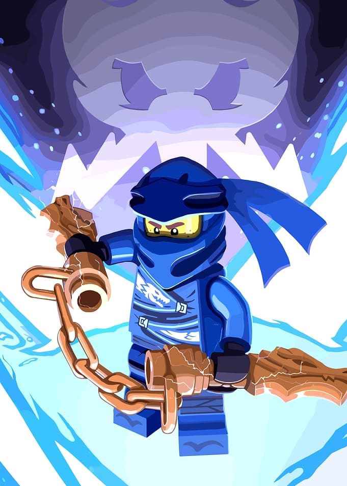 Ninjago character with chain weapon