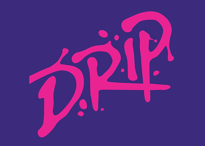 Drip Text Art babymonster