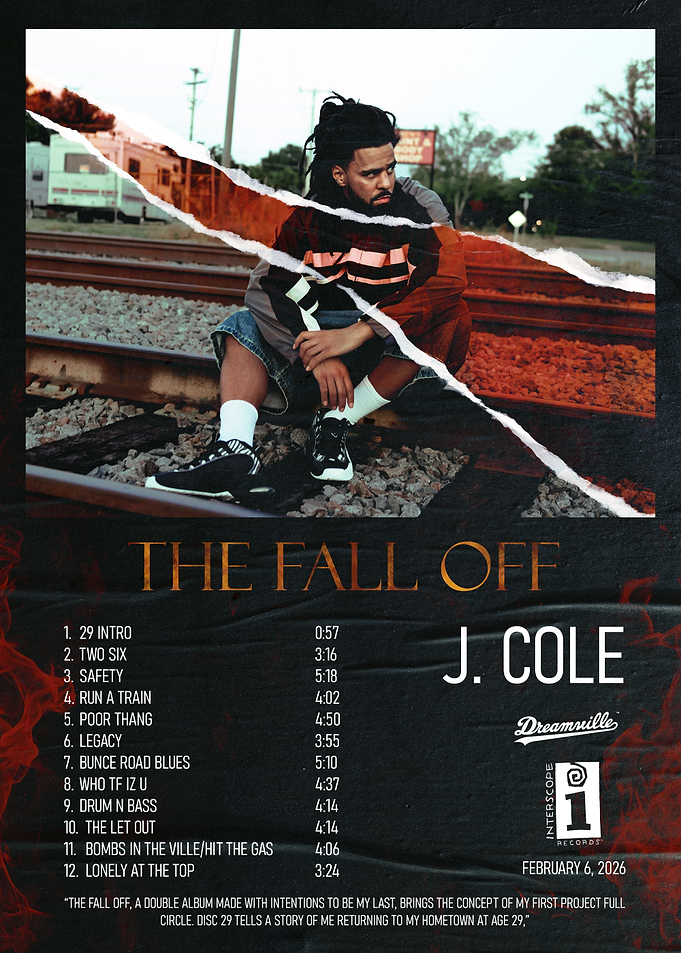 J. Cole The Fall Off Album Art