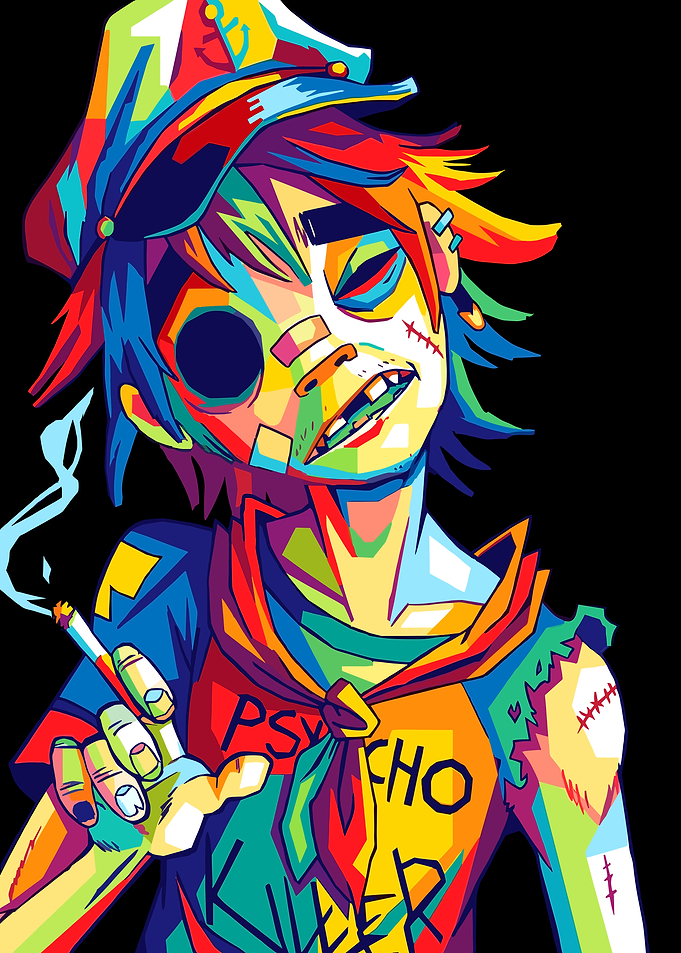 2-D 'Psycho Killer' Pop Art