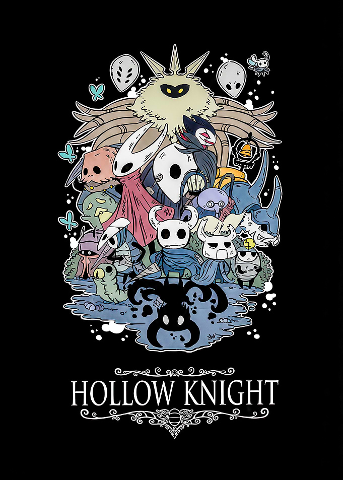 Hollow Knight Characters Collage