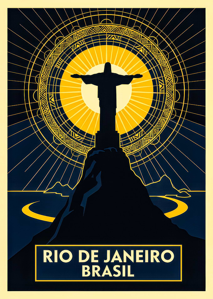 Art Deco Christ the Redeemer, Rio de Janeiro
