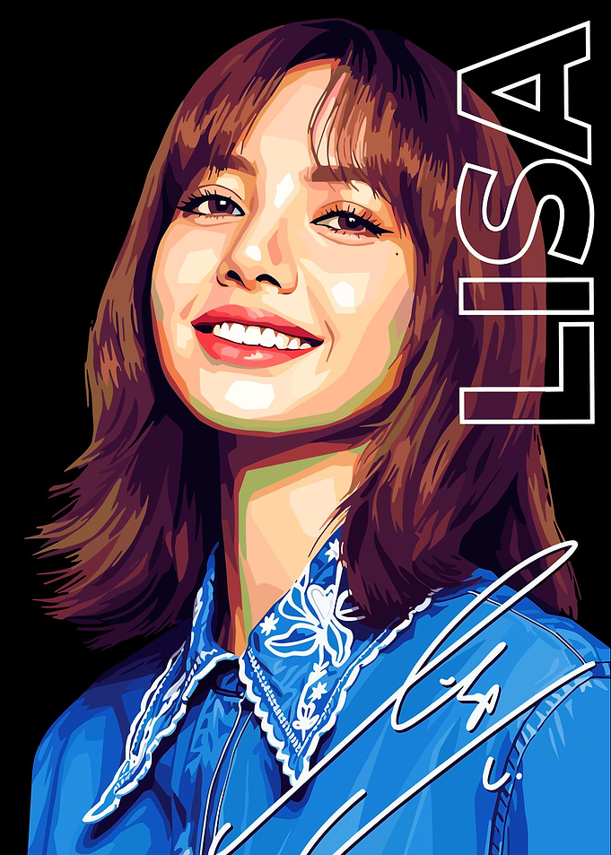 Lisa Pop Art Portrait