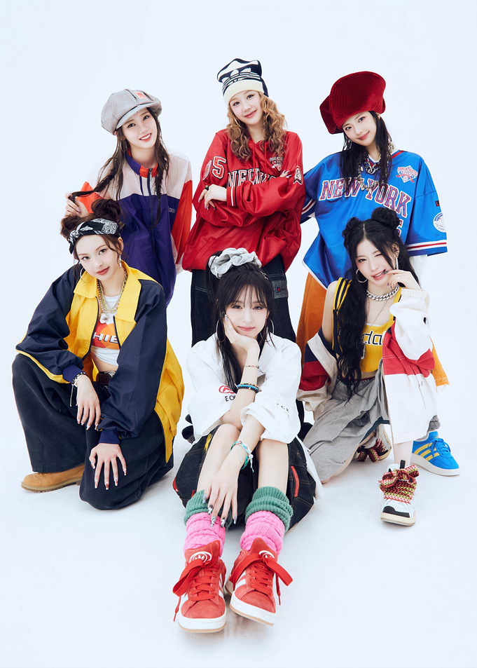 K-Pop Group Poses in Streetwear hot sauce