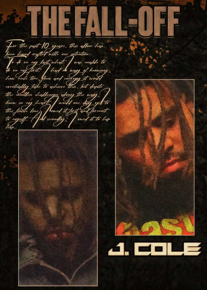J. Cole The Fall-Off Album Art
