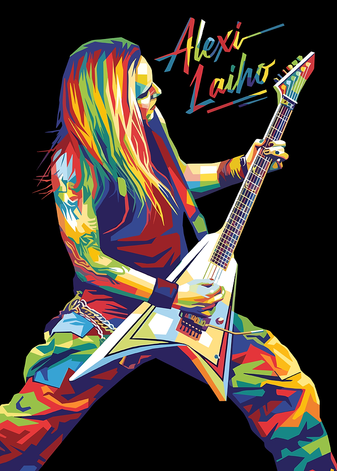 Alexi Laiho Playing Guitar