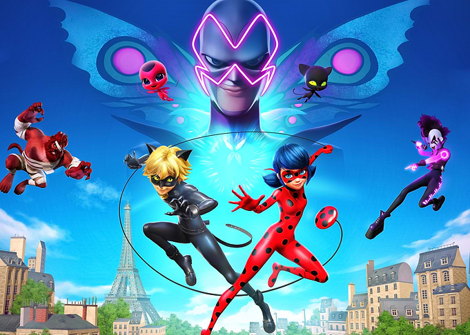 Miraculous Ladybug Characters in Action