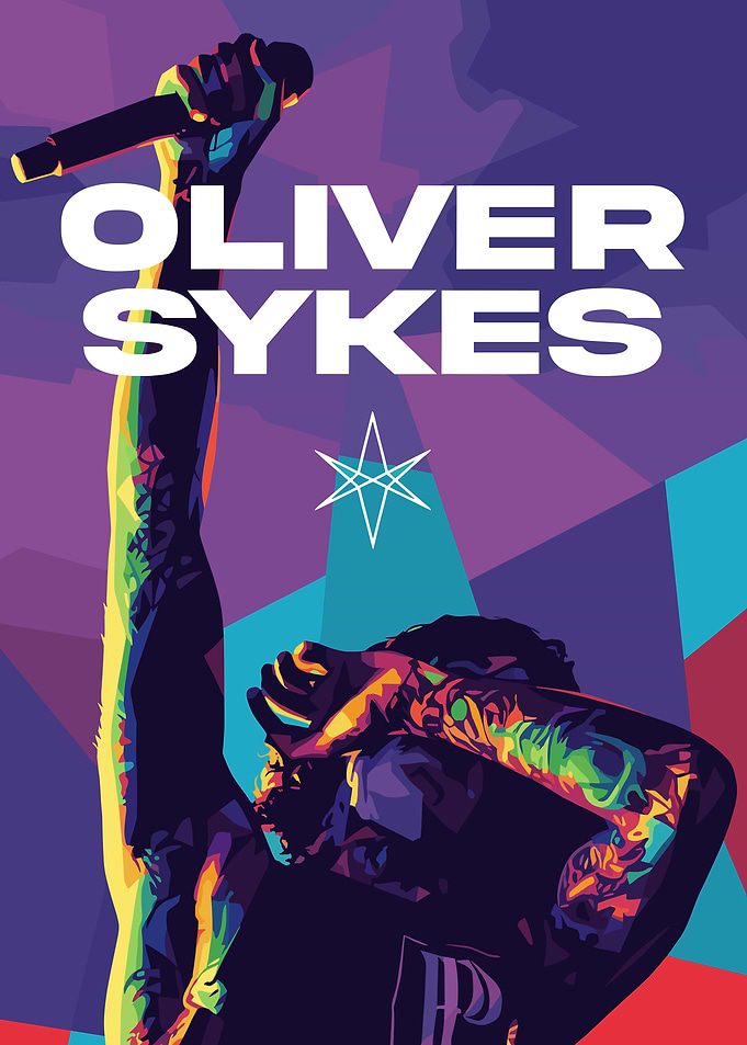 Oliver Sykes Performing with Microphone