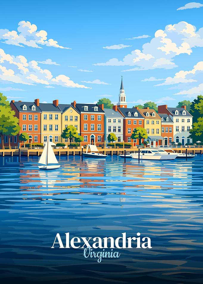 Alexandria Virginia Waterfront Scene