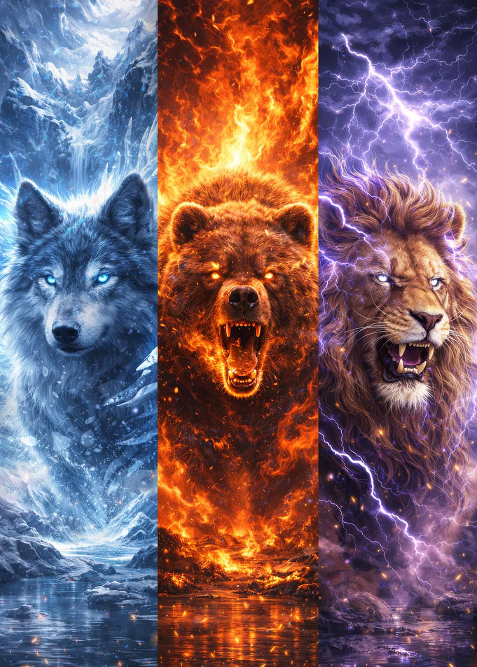 Elemental Animal Guardians
