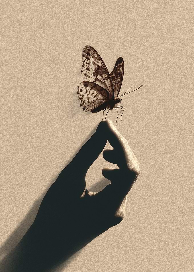 Butterfly on a Finger