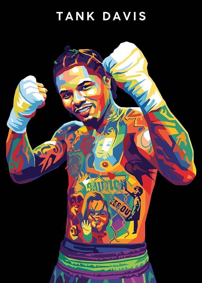 Tank Davis Pop Art Portrait