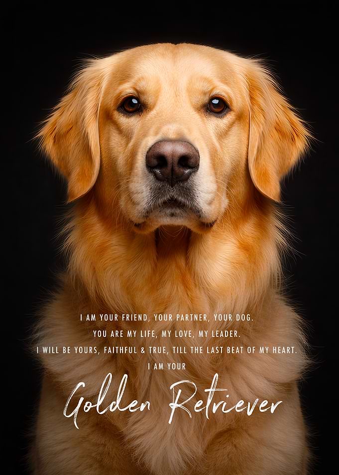 I Am Your Golden Retriever Dog Quote